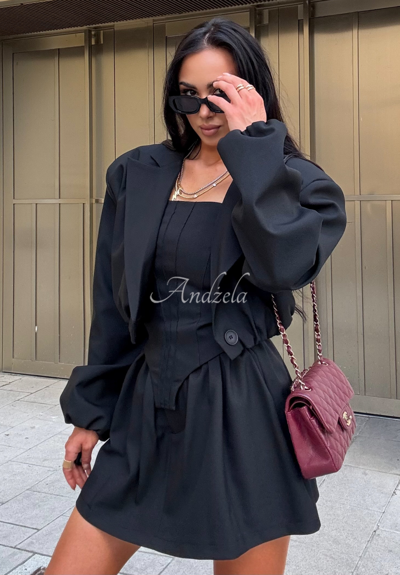 Kurzer Blazer La Milla Always You Want Schwarz