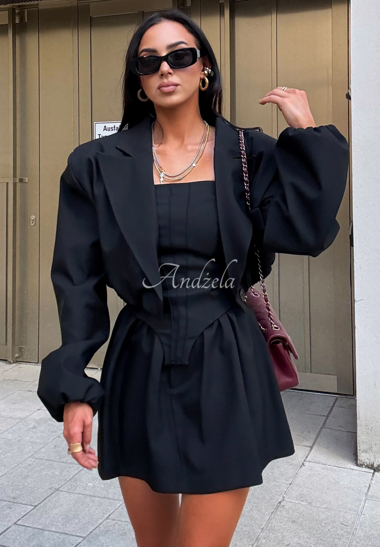 Kurzer Blazer La Milla Always You Want Schwarz
