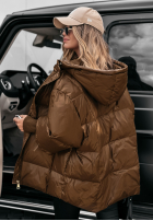 Puchowa Jacke oversize September Schokoladenbraun II
