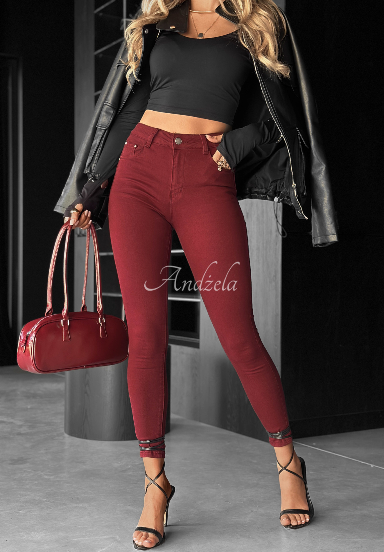 Skinny-Jeans Fuel Your Passion Burgund