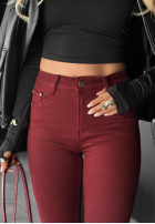 Hose Jeans skinny Fuel Your Passion Burgund