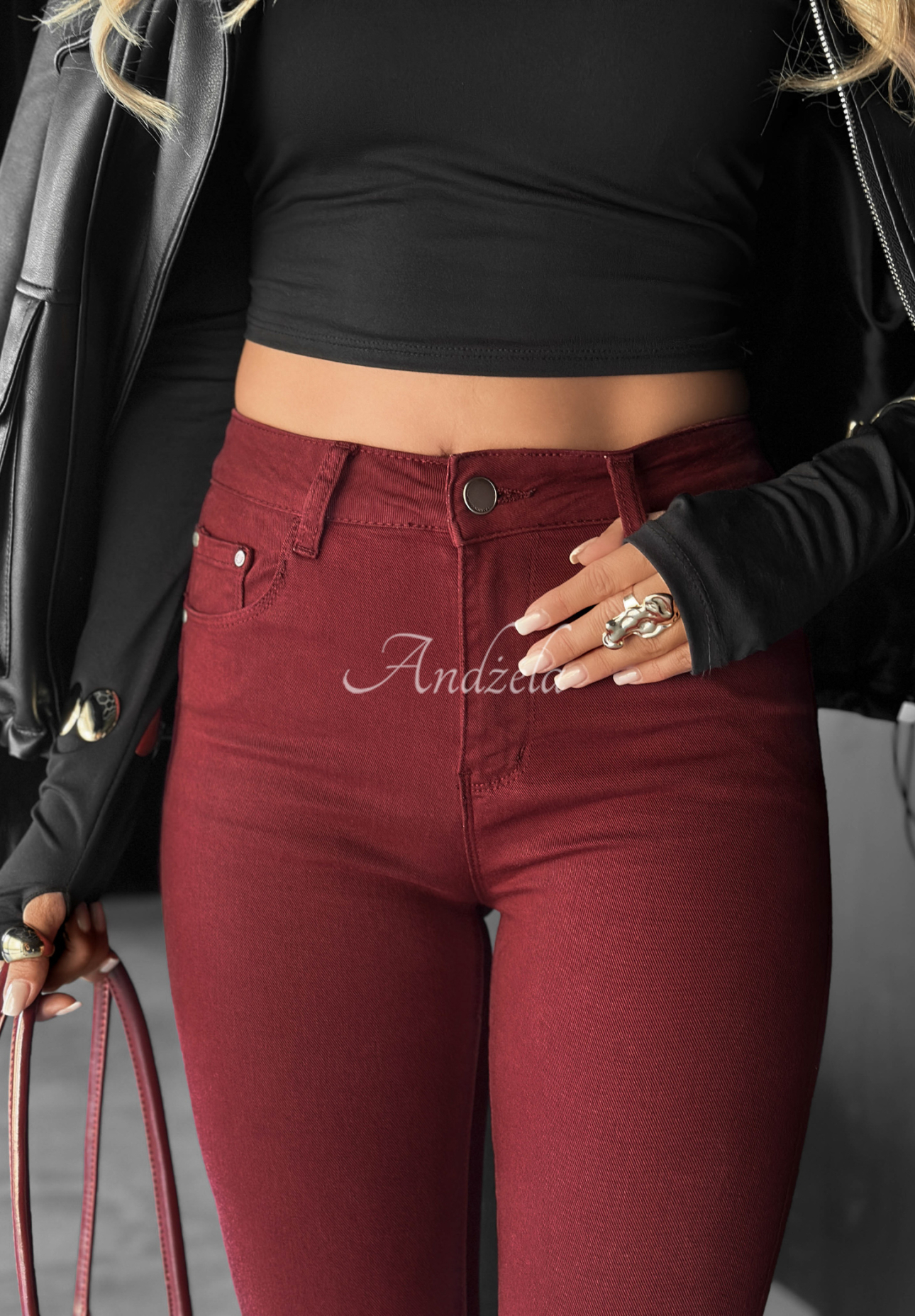 Skinny-Jeans Fuel Your Passion Burgund