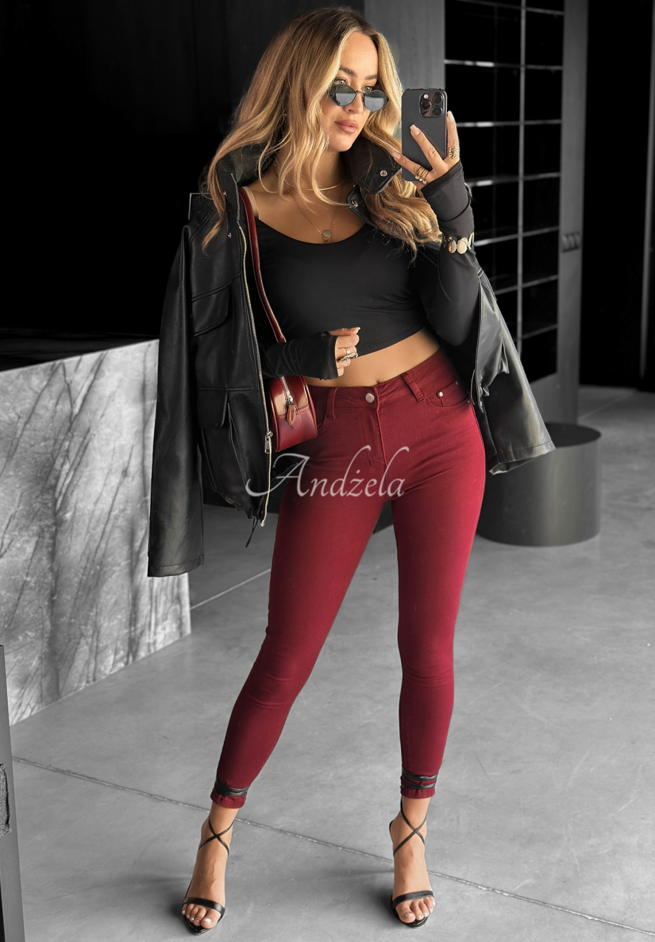 Skinny-Jeans Fuel Your Passion Burgund