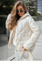 Pikowana Jacke z kapturem Another Day Ecru