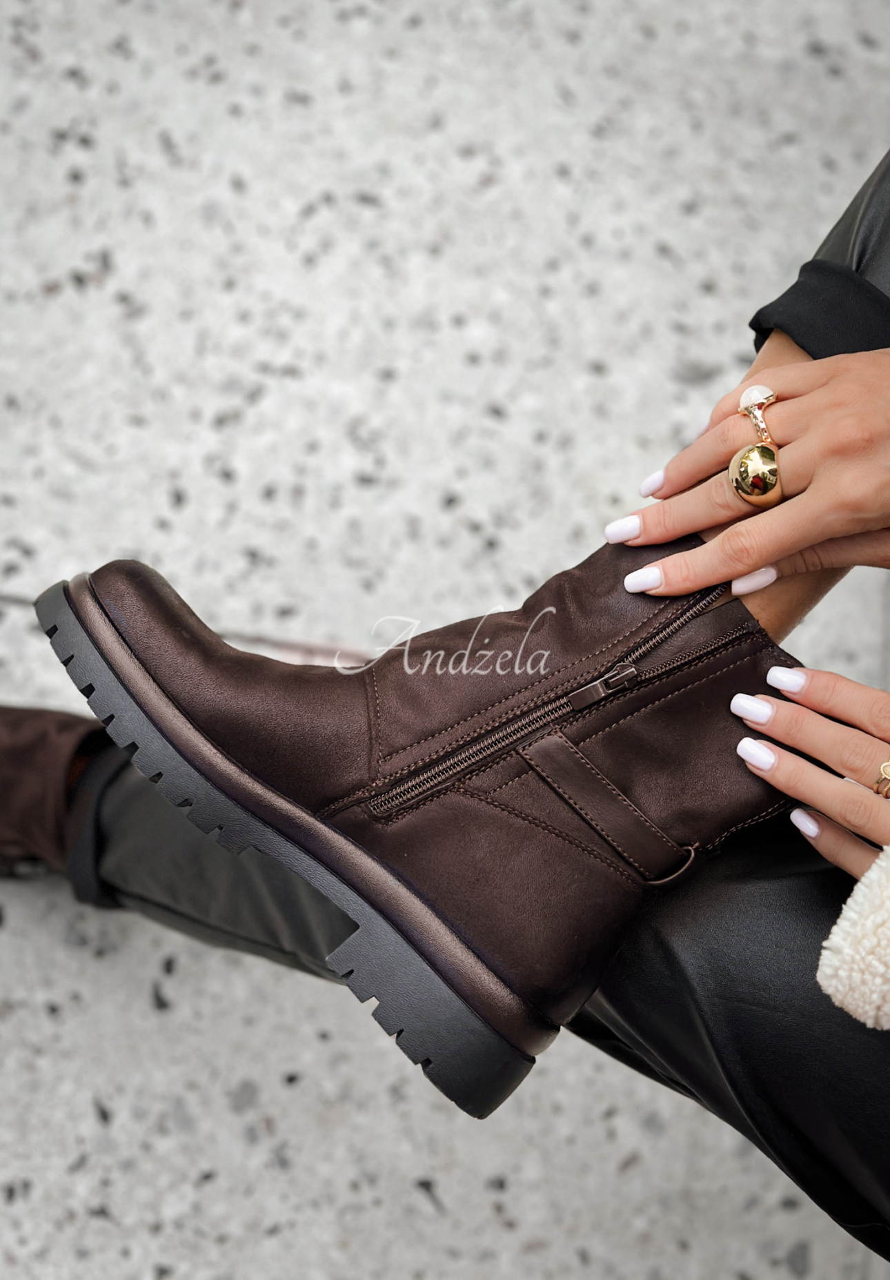 Stiefeletten Don’t Be Late Schokoladenbraun