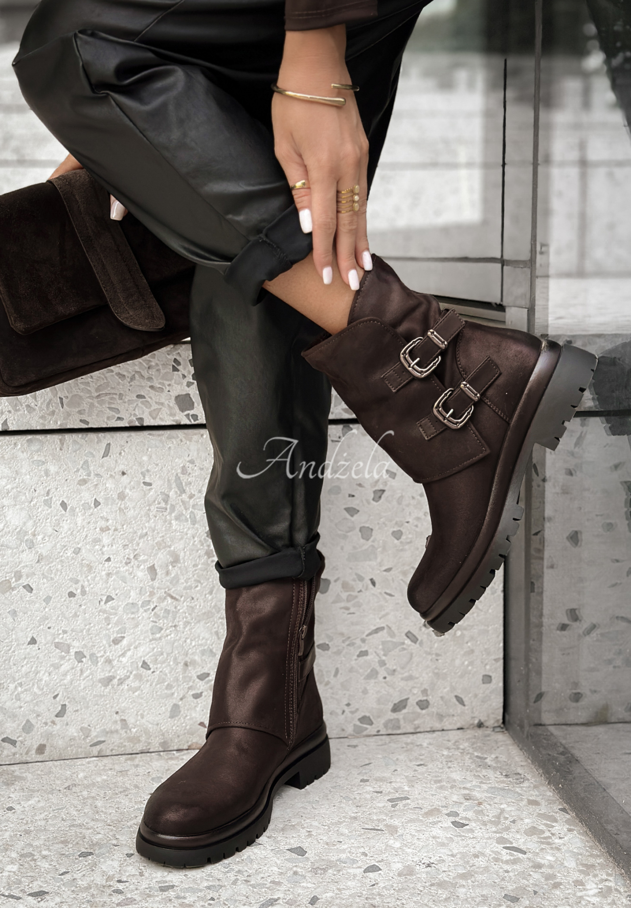 Stiefeletten Don’t Be Late Schokoladenbraun