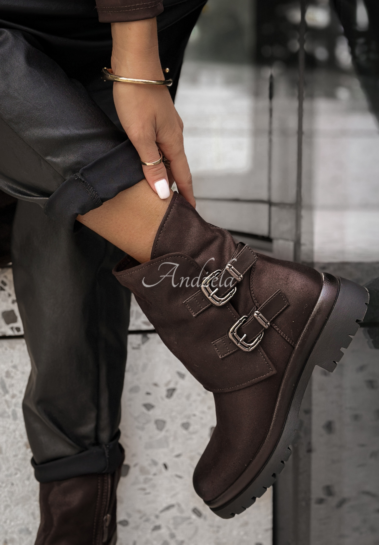 Stiefeletten Don’t Be Late Schokoladenbraun