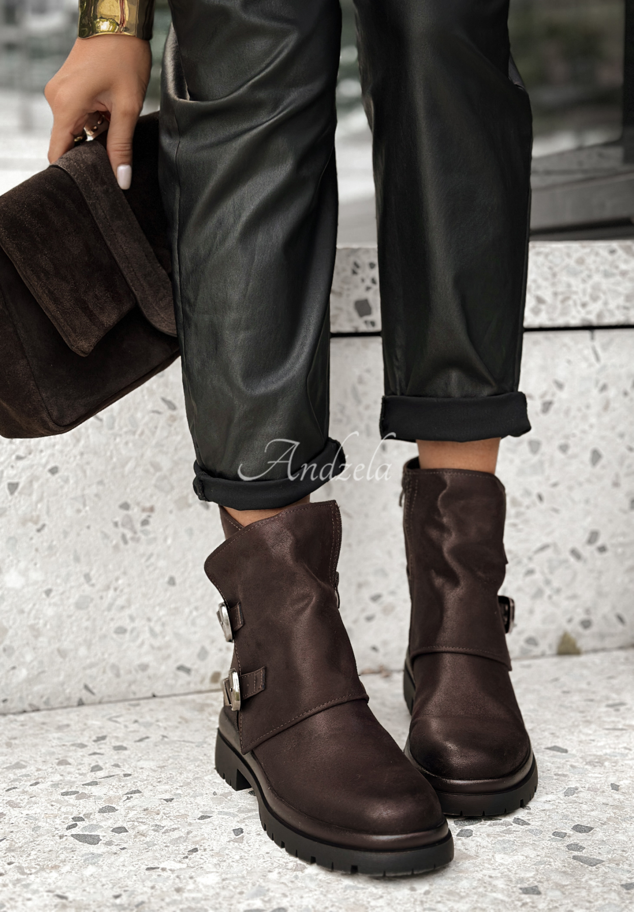 Stiefeletten Don’t Be Late Schokoladenbraun