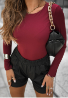 Bluse longsleeve Not Anymore Burgunderrot