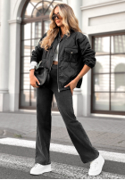Pikowana Jacke It’s All Coming Schwarz