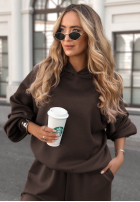 Komplet dresowy Remember About You czekoladowy