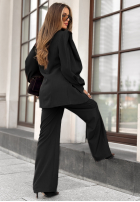 Set Blazer i Hose Too Late To Ask Schwarz