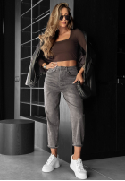 Hose Jeans mom fit Trust In It Grau