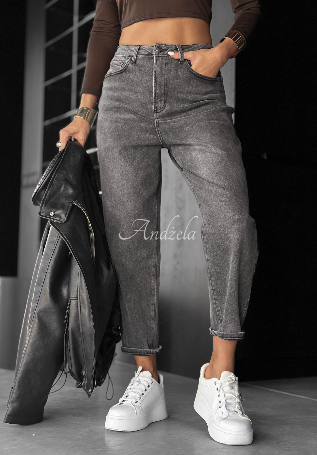 Ballonjeans Trust In It Grau