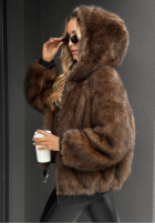 Dwustronna Jacke kuterko z kapturem Chilly Air Schwarz