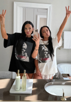 T-Shirt z nadrukiem La Milla Her Era Schwarz