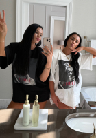 T-Shirt z nadrukiem La Milla Her Era Schwarz
