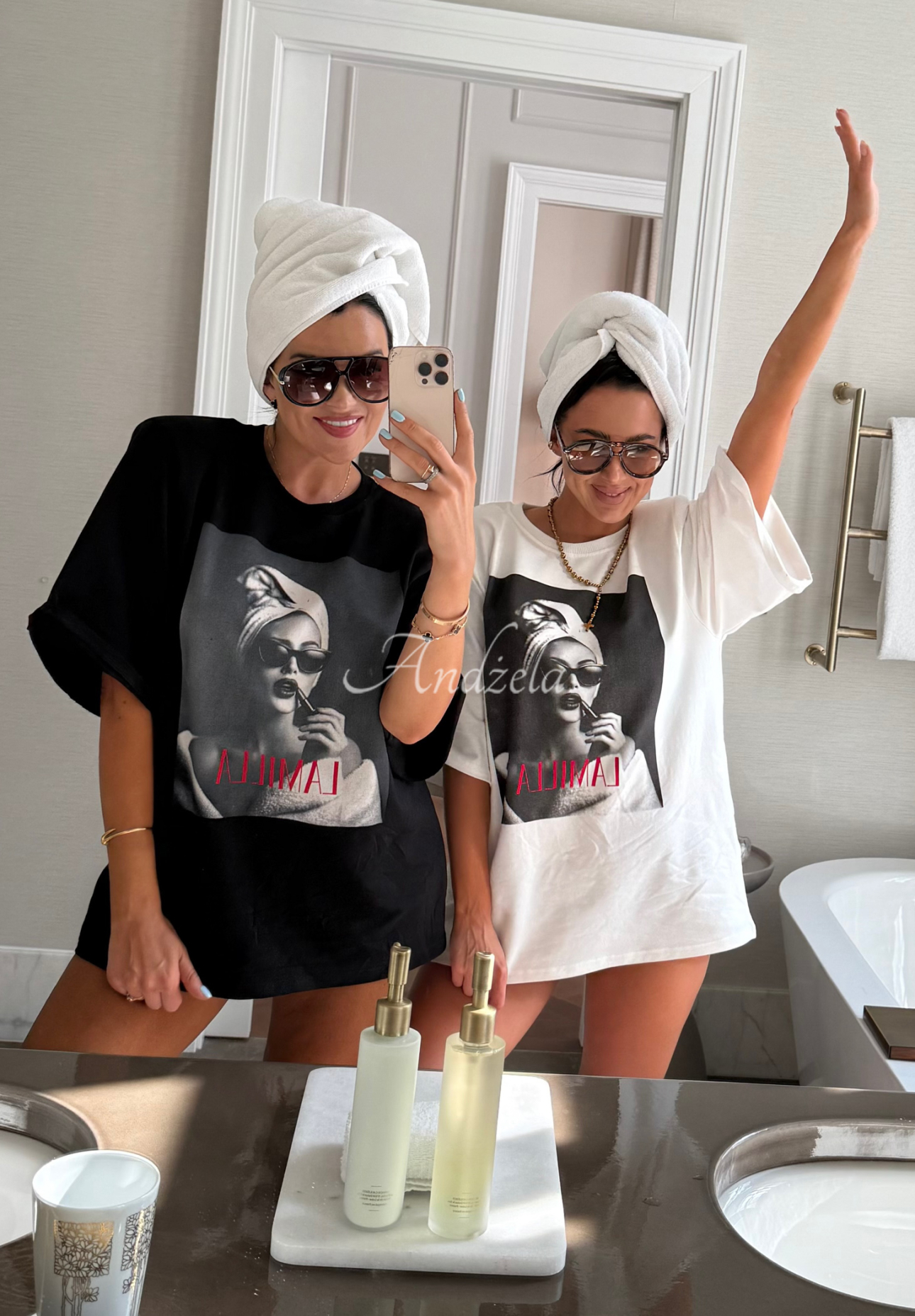 T-Shirt mit Aufdruck La Milla Her Era Schwarz