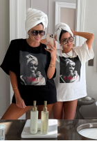 T-Shirt z nadrukiem La Milla Her Era Schwarz