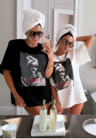 T-Shirt z nadrukiem La Milla Her Era Schwarz
