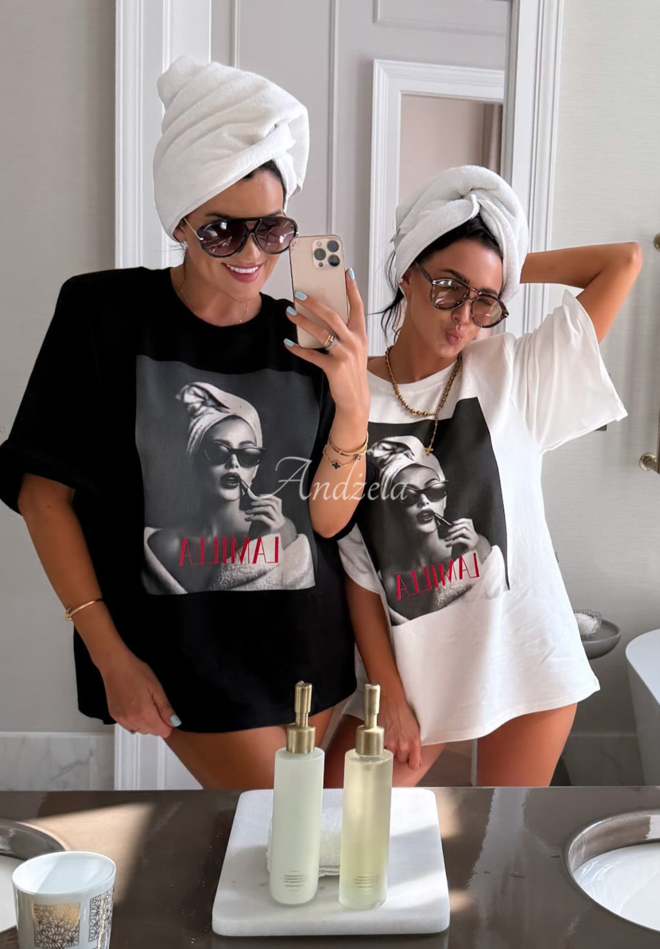 T-Shirt mit Aufdruck La Milla Her Era Schwarz
