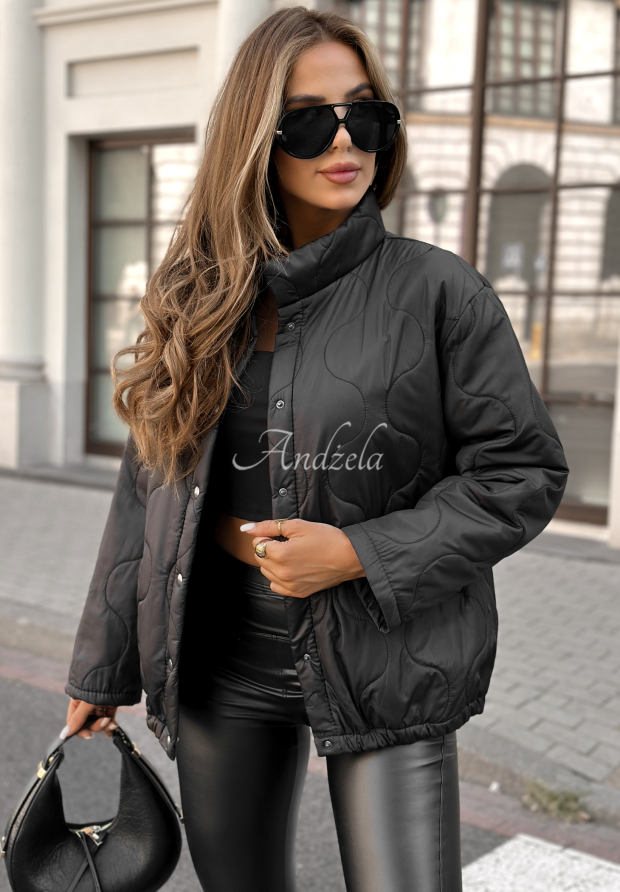 Steppjacke Hear The Wind Schwarz