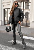 Pikowana Jacke Hear The Wind Schwarz