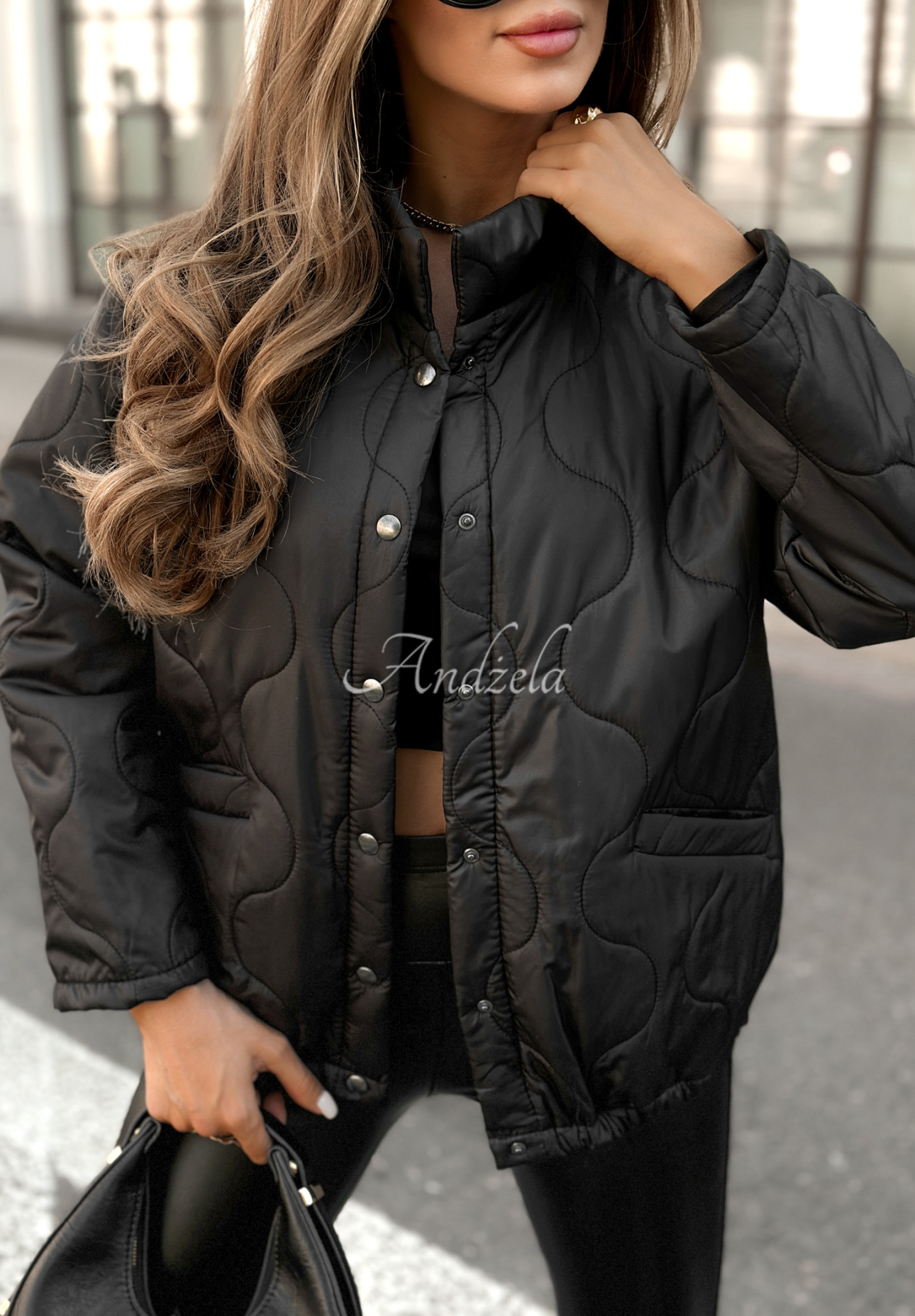 Steppjacke Hear The Wind Schwarz