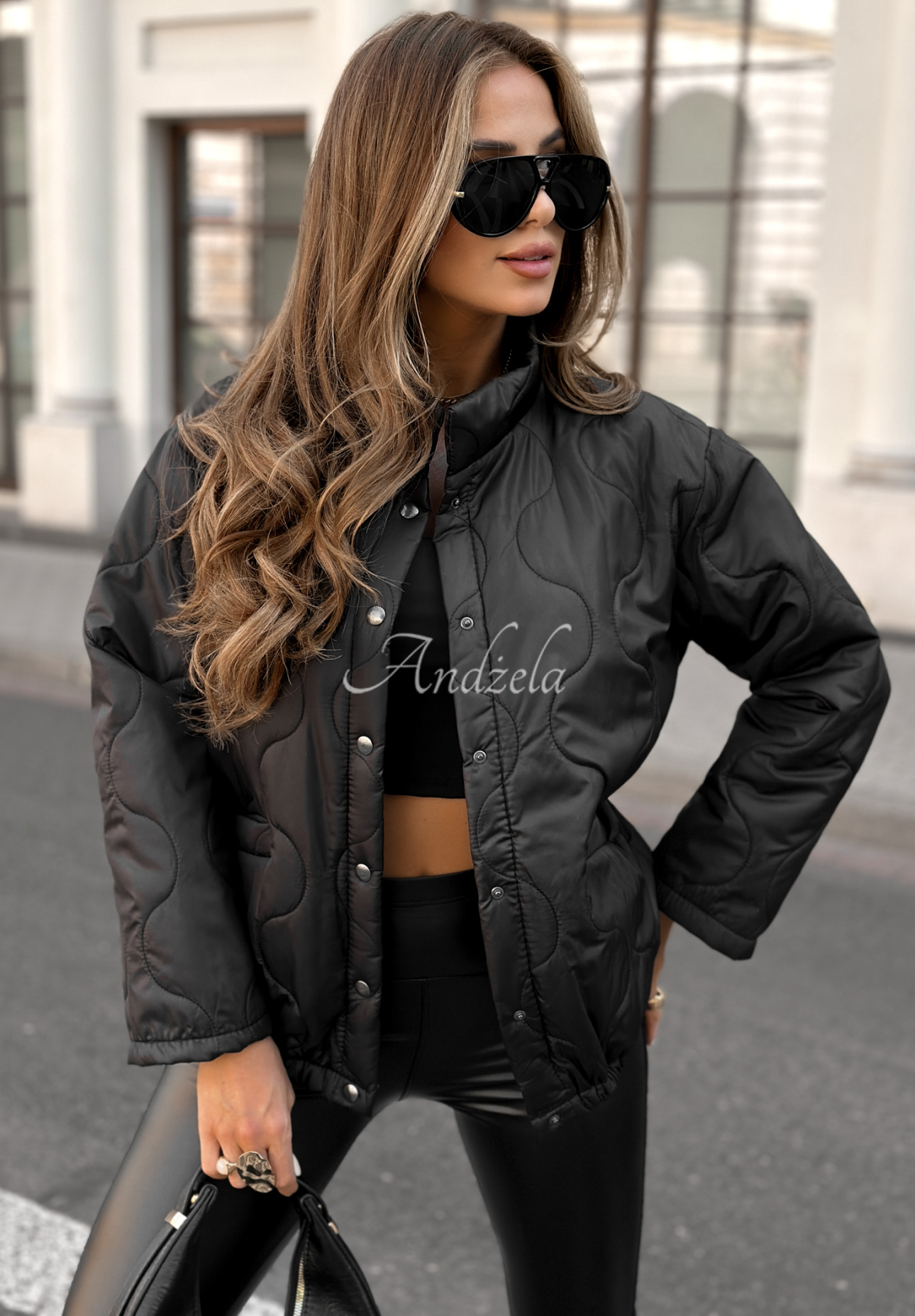 Steppjacke Hear The Wind Schwarz