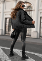 Pikowana Jacke Hear The Wind Schwarz