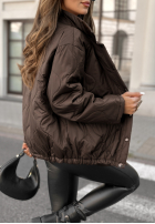 Pikowana Jacke Hear The Wind Schokoladenbraun