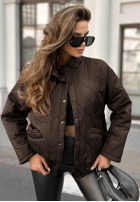 Pikowana Jacke Hear The Wind Schokoladenbraun