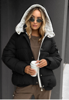 Pikowana Jacke Never Delivered Schwarz