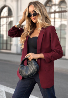 Klassisch Blazer Premium bordowa