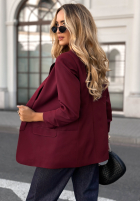 Klassisch Blazer Premium bordowa