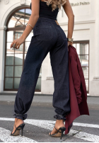 Hose Jeans wide leg  z guzikami Without Trying Dunkelblau