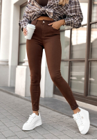 Skinny Jeans You Saw It  Schokoladenbraun