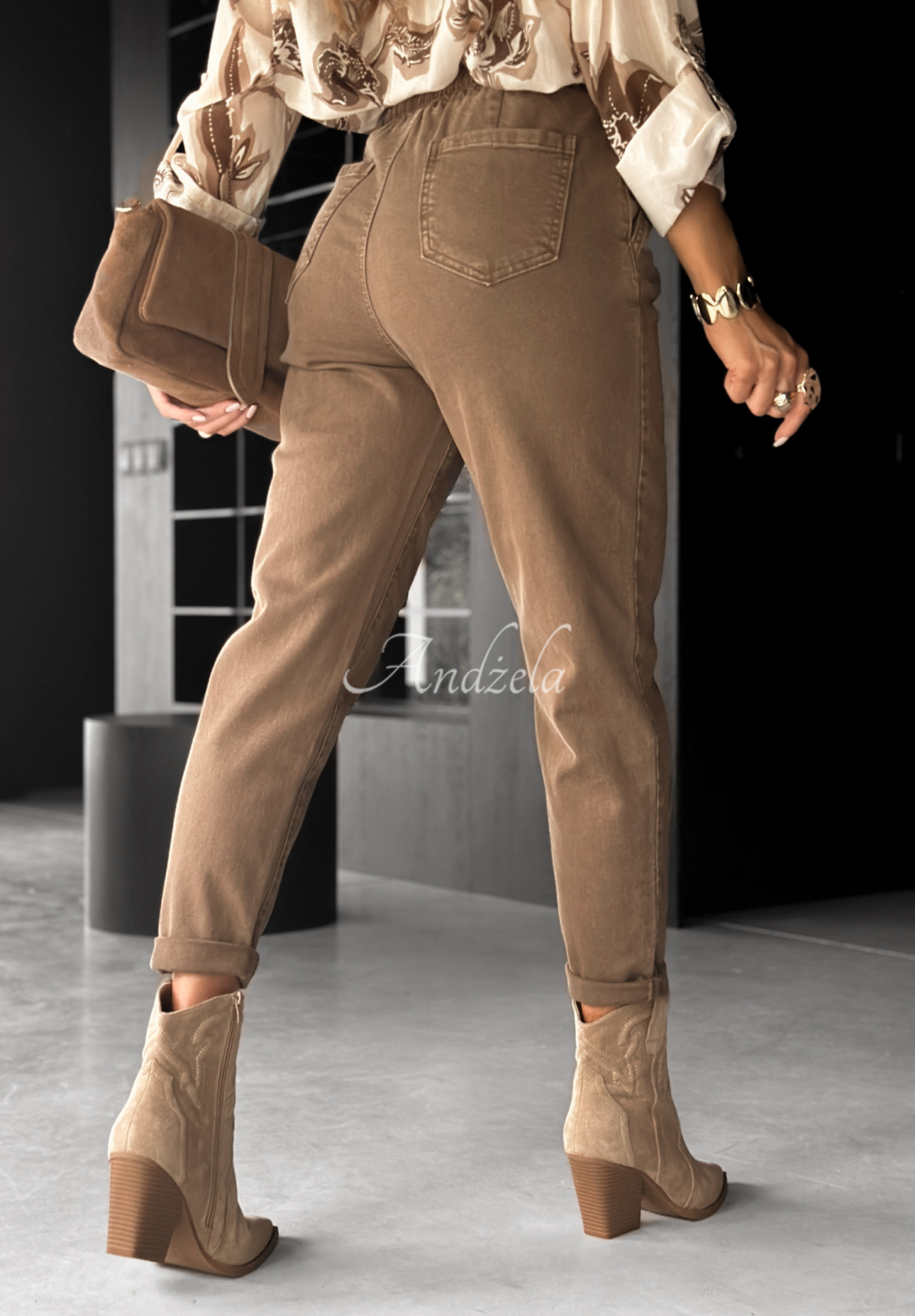 Jeanshose Trust Your Vision Schokoladenbraun