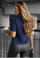 T-shirt Don’t Wake Me granatowy