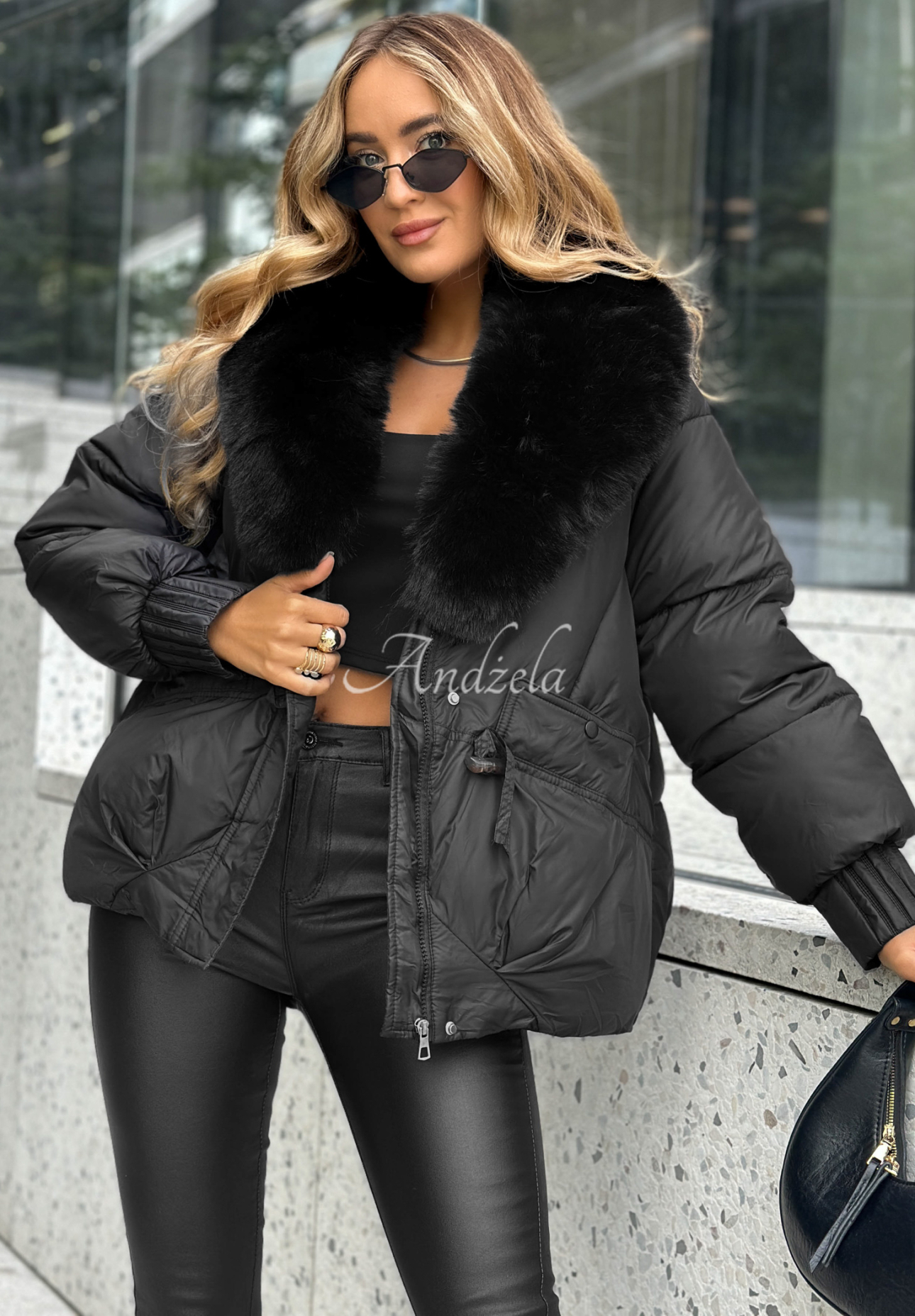 Steppjacke No Signal Schwarz