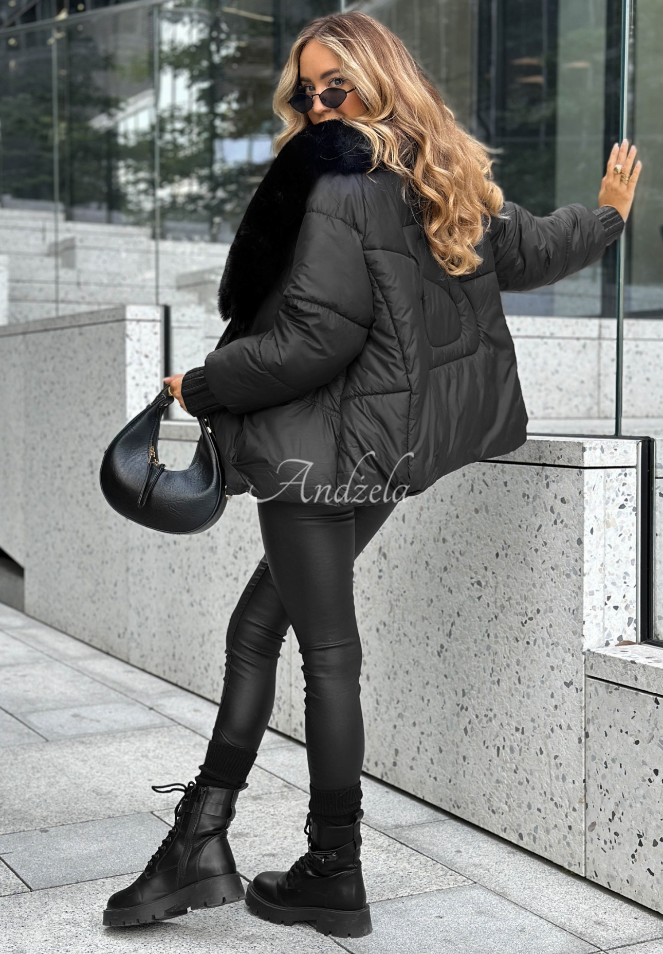 Steppjacke No Signal Schwarz