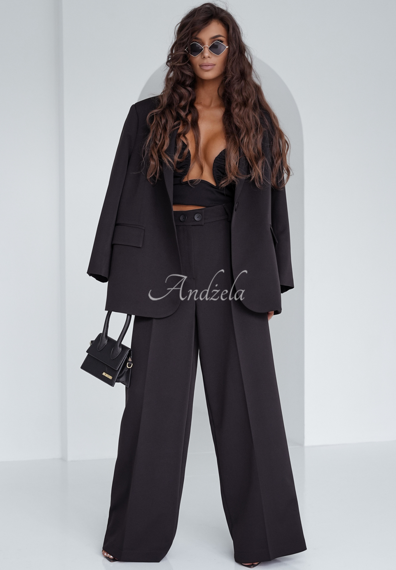 Oversize Blazer First Class Schwarz