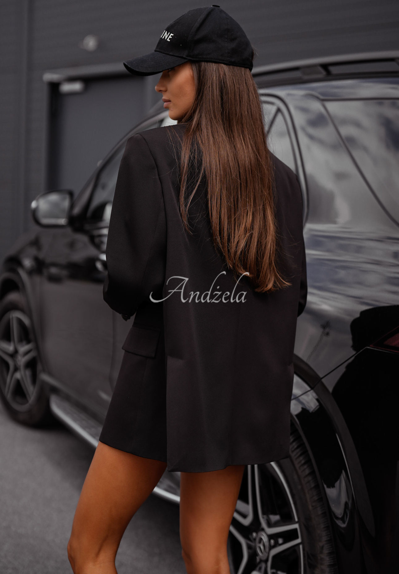 Oversize Blazer First Class Schwarz