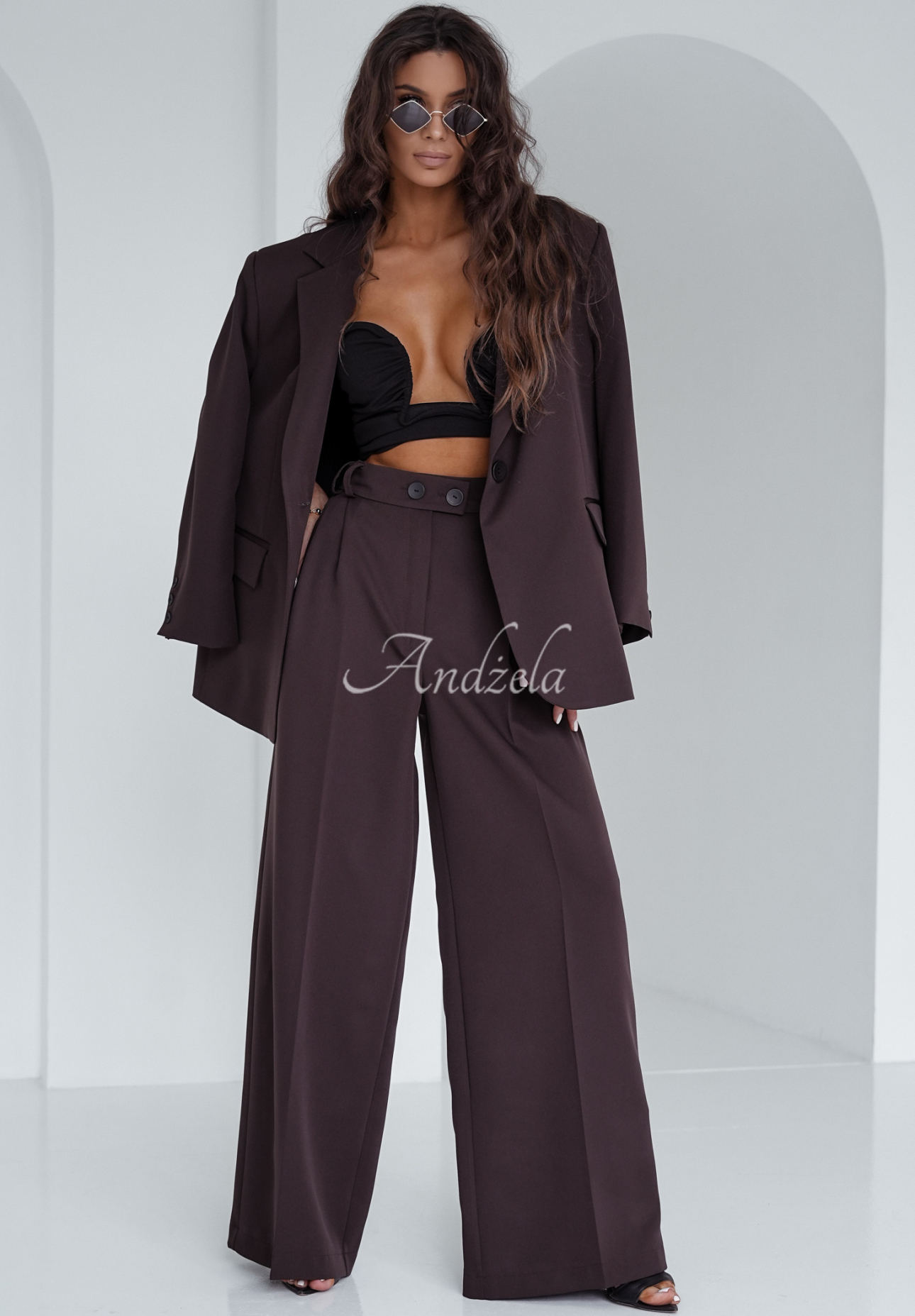 Oversize Blazer First Class Schokoladenbraun