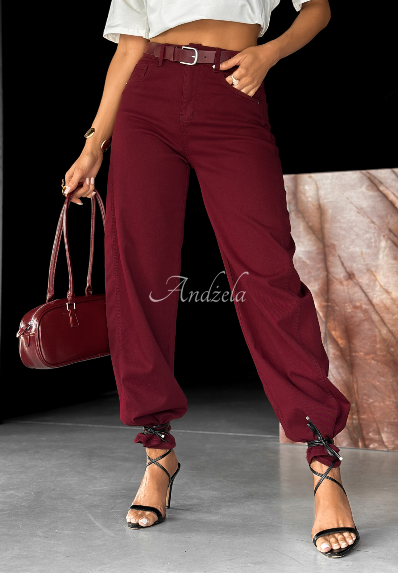 Balloon Jeanshose Password Protected Burgund