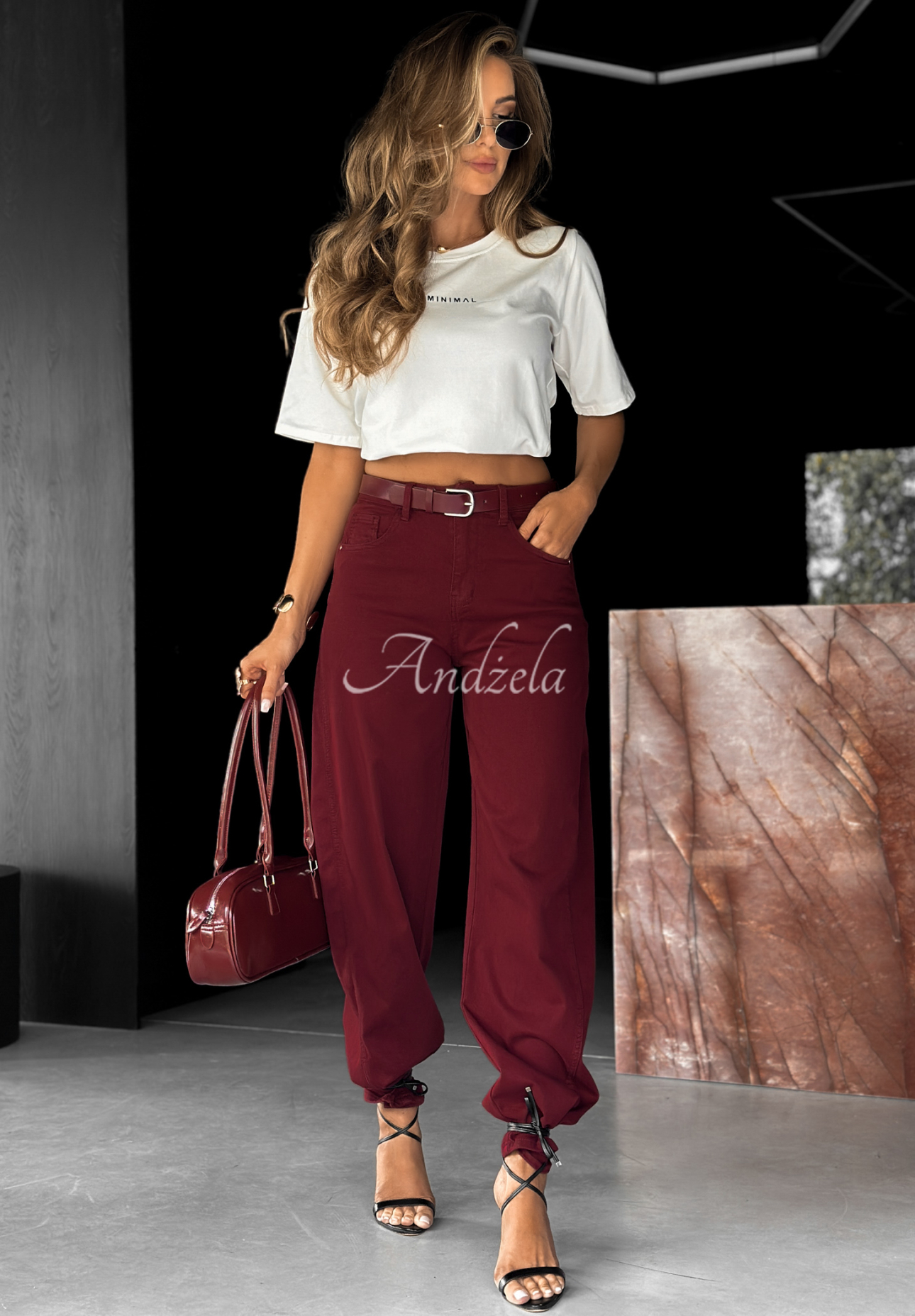 Balloon Jeanshose Password Protected Burgund