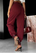 Hose Jeans mom fit Password Protected Burgund