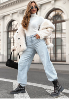 Hose Jeans mom fit No Reaction Yet Blau