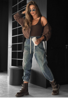 Hose Jeans ze ściągaczem baggy That’s Not Me Blau