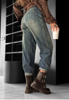 Hose Jeans ze ściągaczem baggy That’s Not Me Blau